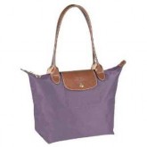 Pliages Longchamp Logo soldes sorties Sac Shopping Moyen Lavande